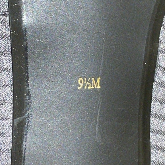 Ann Marino Size 9.5 Pumps.  Big bow.  Nice fabric color and pattern. Black/Gray - Picture 11 of 14